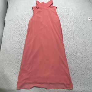 Vince Camuto Women's 6 Sleeveless 1/2 Zip Up Layered Collared Sheath Dress